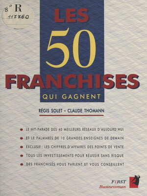 cover image of Les 50 franchises qui gagnent